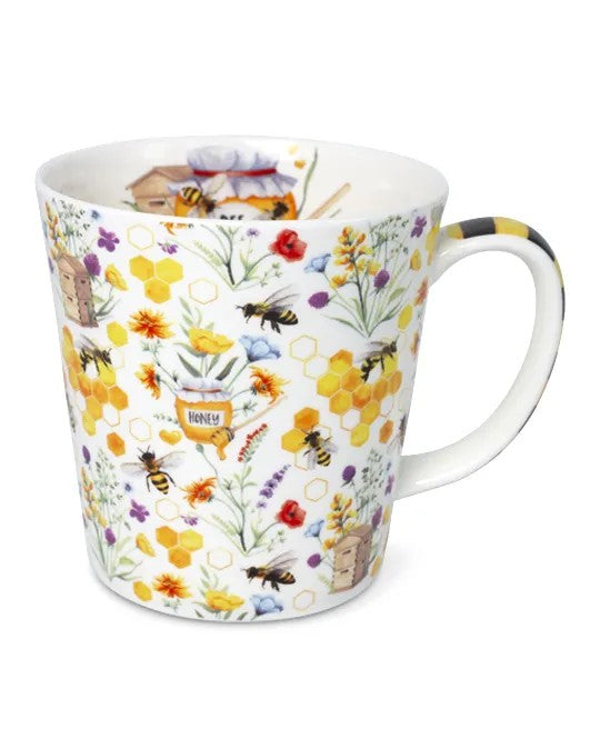Tasse "Bienenliebe" (500 ml) aus feinem Porzellan
