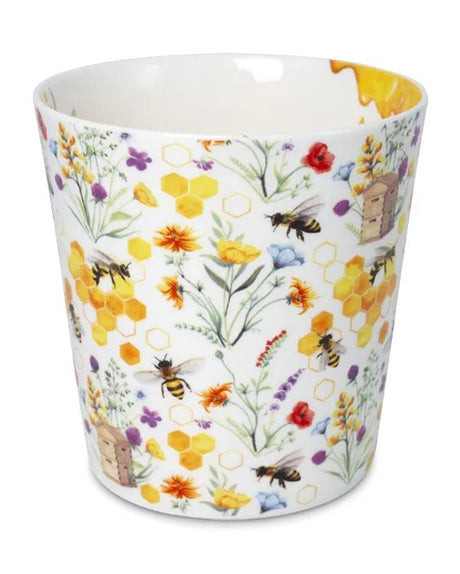 Tasse "Bienenliebe" (500 ml) aus feinem Porzellan