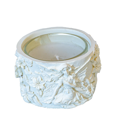 Teelichthalter Engel 3.5x6cm Polyresin