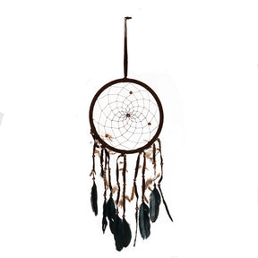 Traumfänger 1 Ring dunkelbraun L60cm diam.21.5cm