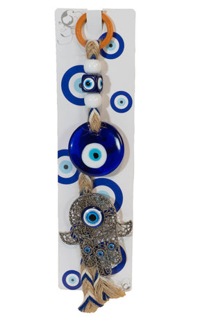 Türkisches Auge Hänger Fatimas Hand 27cm