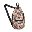 Umhängetasche ECO CHIC faltbar Hunde Schwarz 18x38x10cm Kunststoff 100% recycelt