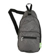 Umhängetasche ECO CHIC faltbar Uni Grau 18x38x10cm Kunststoff 100% recycelt