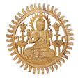 Wand Relief Buddha 30cm Holz