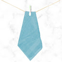 Waschlappen Smooth Frottierwäsche 30x30cm 500gsm Aquamarine Blau