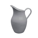Wasserkanne Emaille H 26cm 2.5 Liter grau