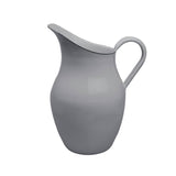 Wasserkanne Emaille H 26cm 2.5 Liter grau