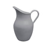Wasserkanne Emaille H 26cm 2.5 Liter grau