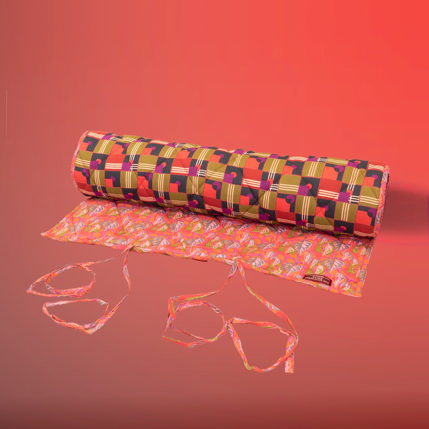 Yoga Matte (ABERDEEN RED BRICK/DOTTY CORAL) 100% Baumwolle 67x188cm